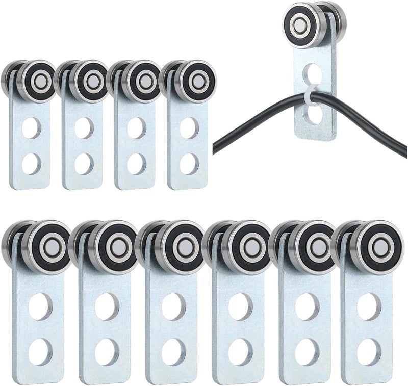 Fuperoo 2 Wheel Trolley Assembly Rollers.Bearing Trolley Assembly.The top of The Trolley has Room for Set Screws, Allowing The use of a 1-5/8" high Strut Channel - Image 1